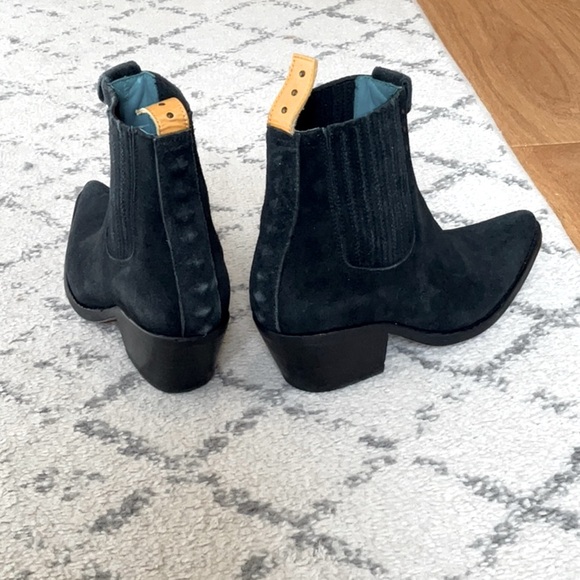 PS Kaufman X Lenni The Label Black Suede Freeway Chelsea Boot. 7.5 Like NEW! - Picture 5 of 15